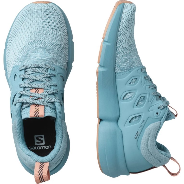 Salomon Predict Soc 2 Women's Running Shoes Turquoise | CA 57O62